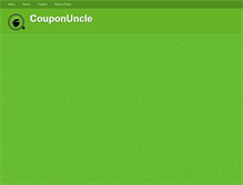 Tablet Screenshot of couponuncle.com